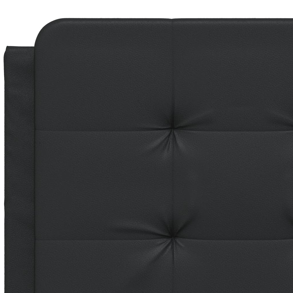 Okvir za krevet s LED-om bez madraca Zadar crni 140x190 cm