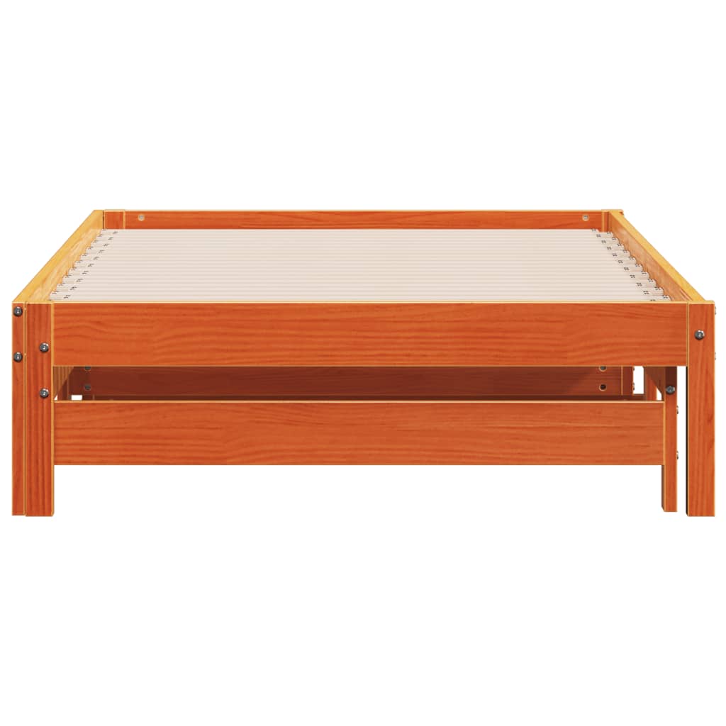 Dnevni krevet na razvlačenje voštano smeđi 80x200 cm