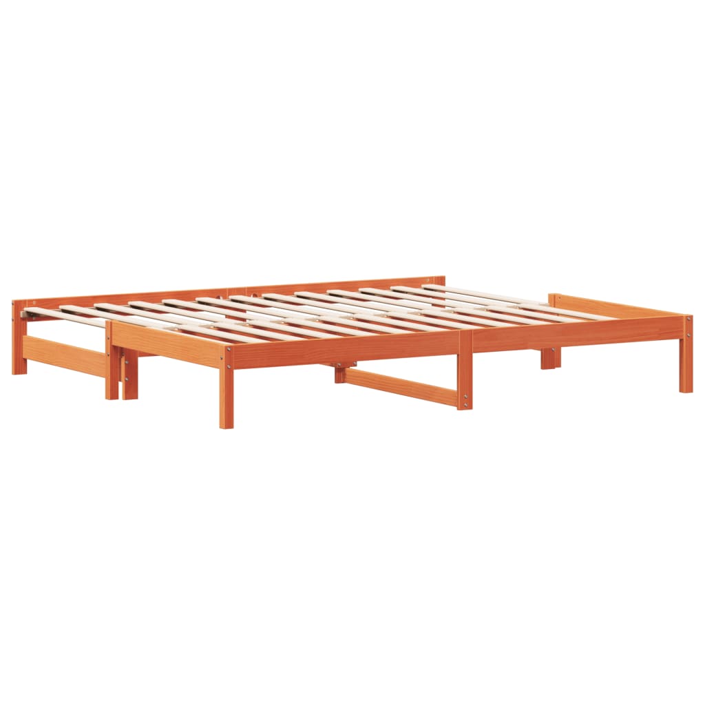 Dnevni krevet na razvlačenje voštano smeđi 90x190 cm