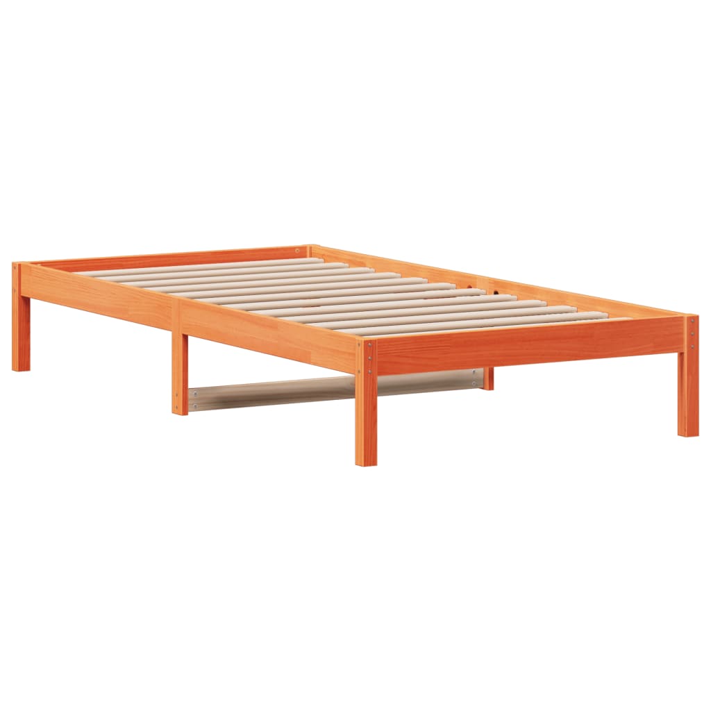 Dnevni krevet bez madraca voštano smeđi 90 x 200 cm od borovine