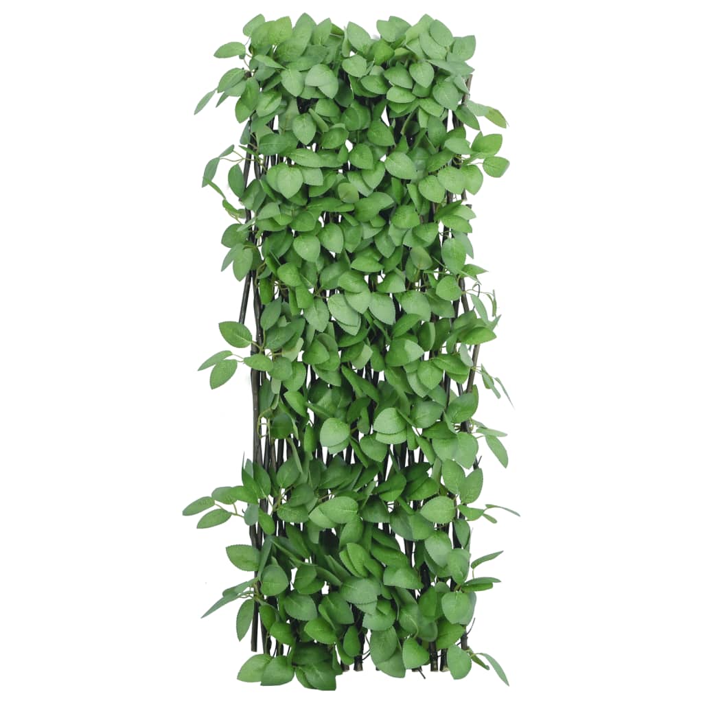 Proširiva rešetka od umjetnog bršljana 5 kom zelena 180 x 65 cm