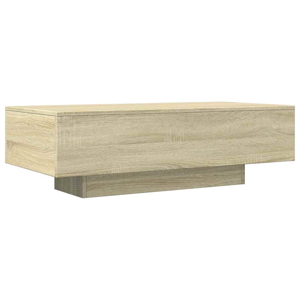 Stolić za kavu boja hrasta 100x49,5x31 cm konstruirano drvo
