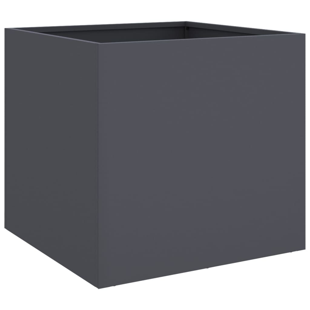 Sadilice 2 kom antracit 49x47x46 cm od čelika