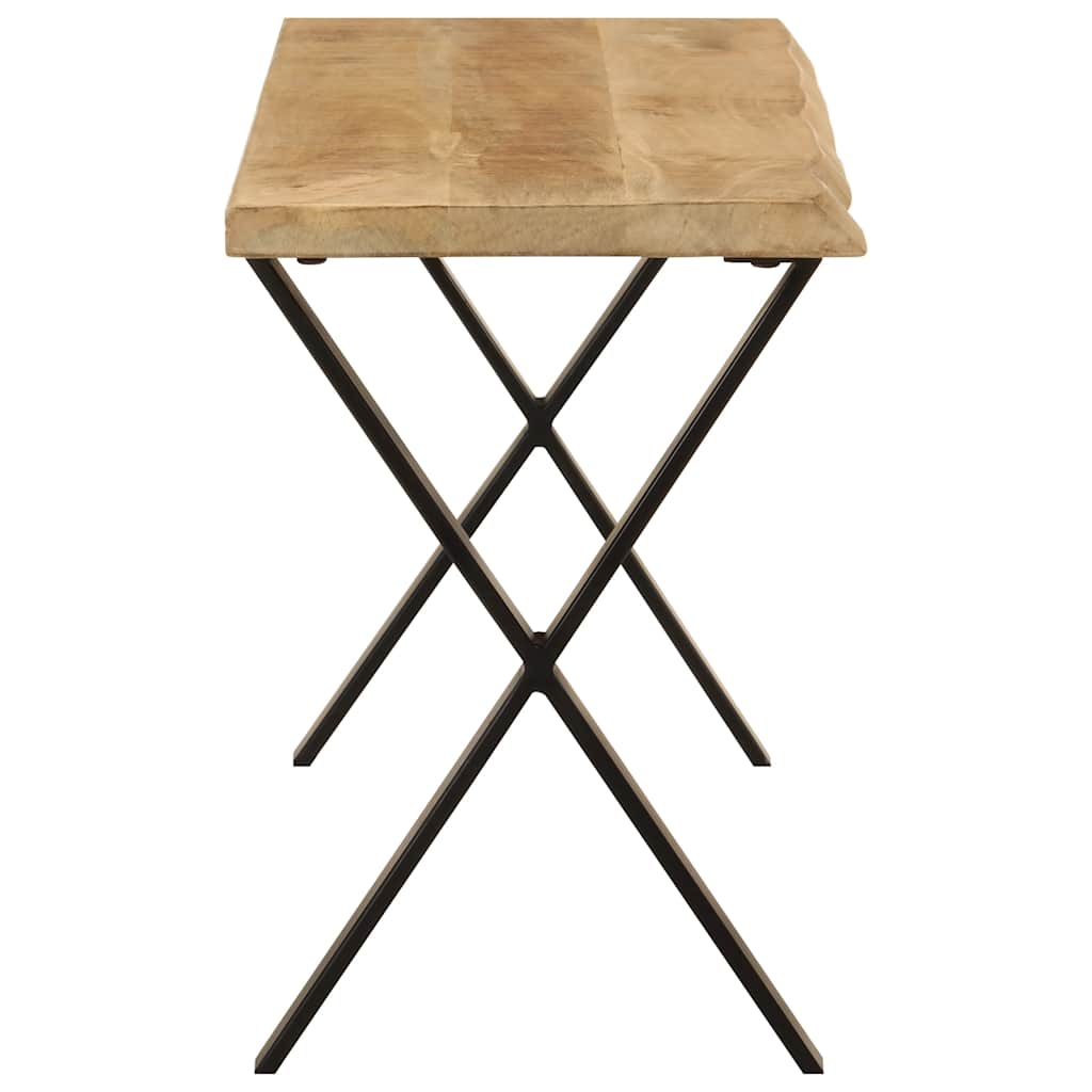 Klupa sa živim rubom 105 cm od masivnog drva manga