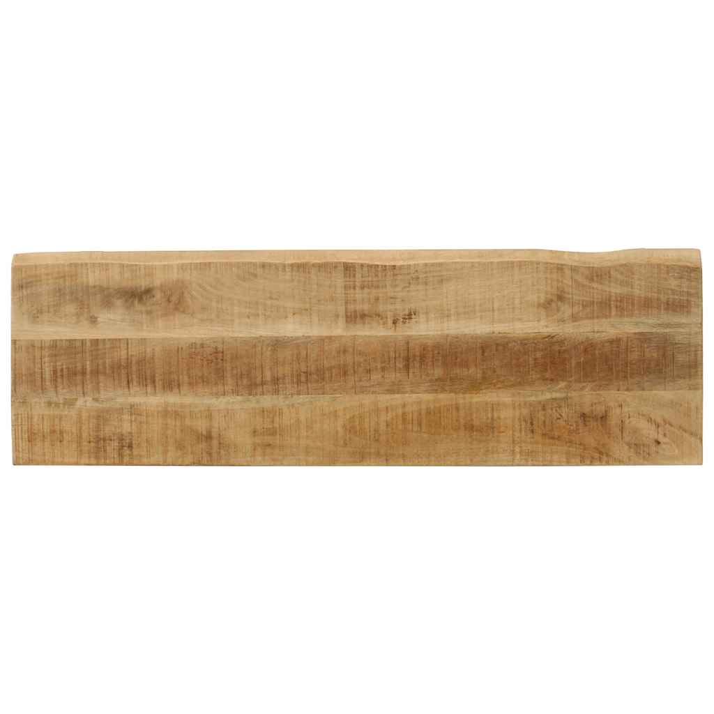 Klupa sa živim rubom 105 cm od masivnog drva manga