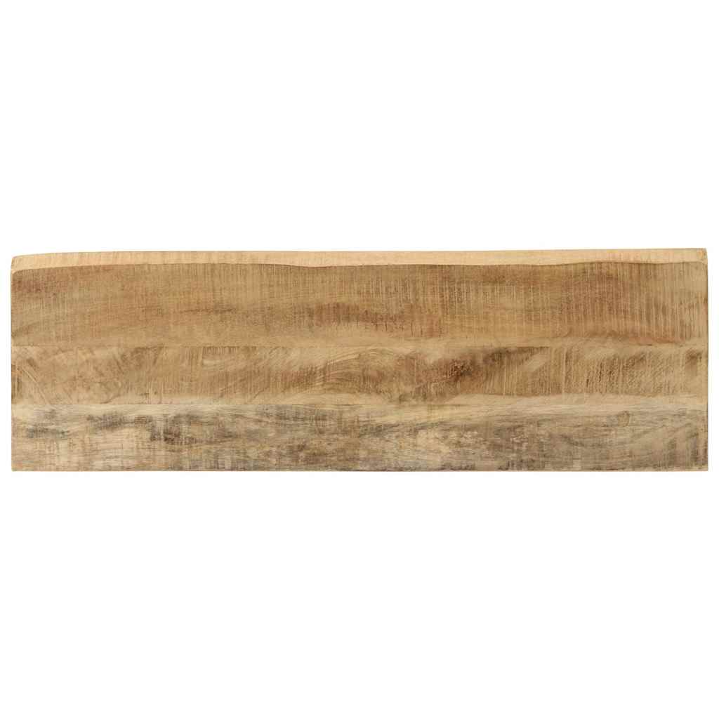 Konzolni stol sa živim rubom 105x33x76 cm masivno drvo manga