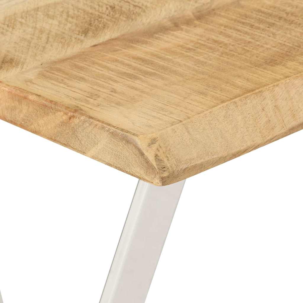 Konzolni stol sa živim rubom 105x33x76 cm masivno drvo manga