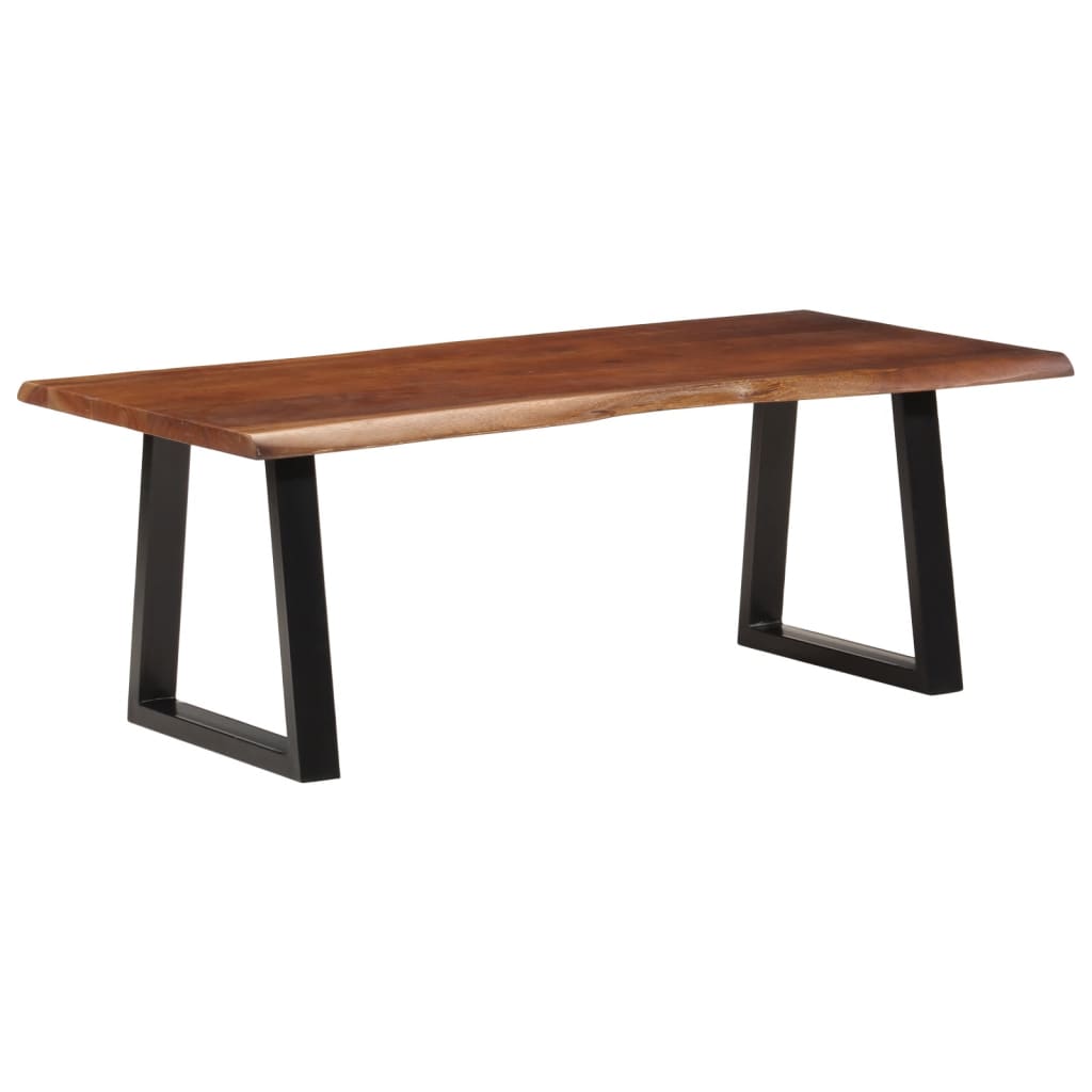 Stolić za kavu boja meda 110 x 55 x 40 cm masivno drvo bagrema