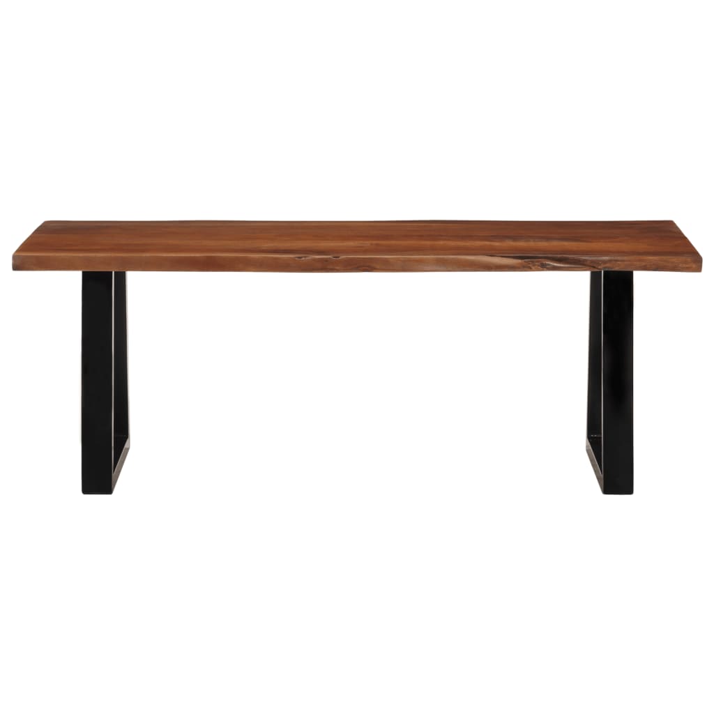 Stolić za kavu boja meda 110 x 55 x 40 cm masivno drvo bagrema
