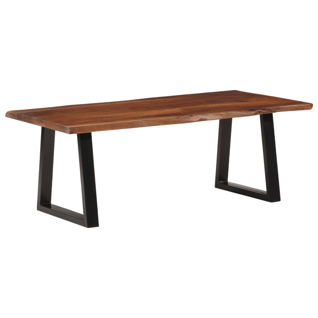 Stolić za kavu boja meda 110 x 55 x 40 cm masivno drvo bagrema