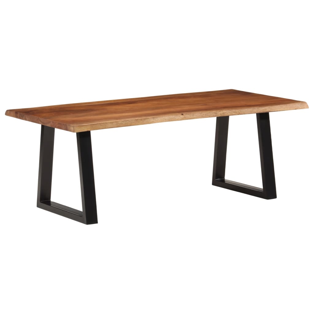 Stolić za kavu boja meda 110 x 55 x 40 cm masivno drvo bagrema