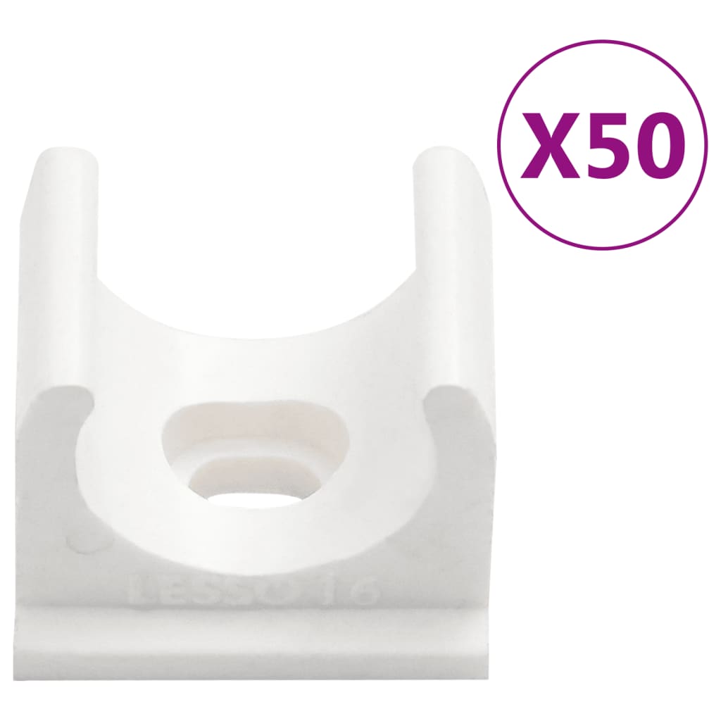 Kanalice za kabele s kopčama Ø 16 mm 30 m PVC