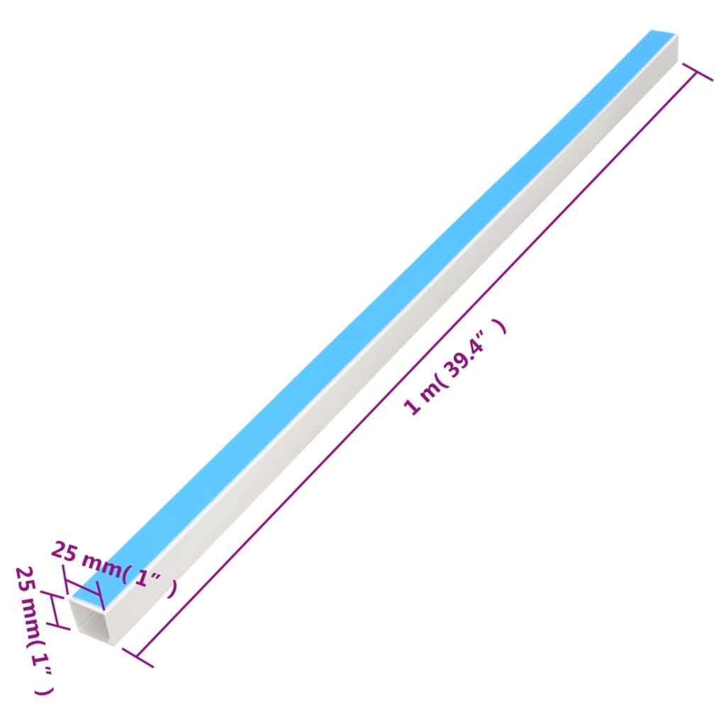 Kanalice za kabele samoljepljive 25 x 25 mm 30 m PVC