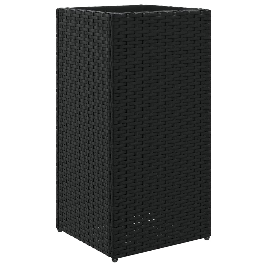 Vrtne sadilice 2 kom crna 30 x 30 x 60 cm od poliratana