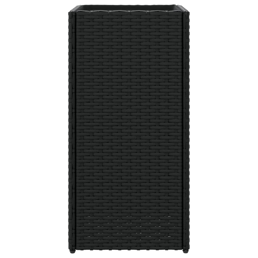 Vrtne sadilice 2 kom crna 30 x 30 x 60 cm od poliratana