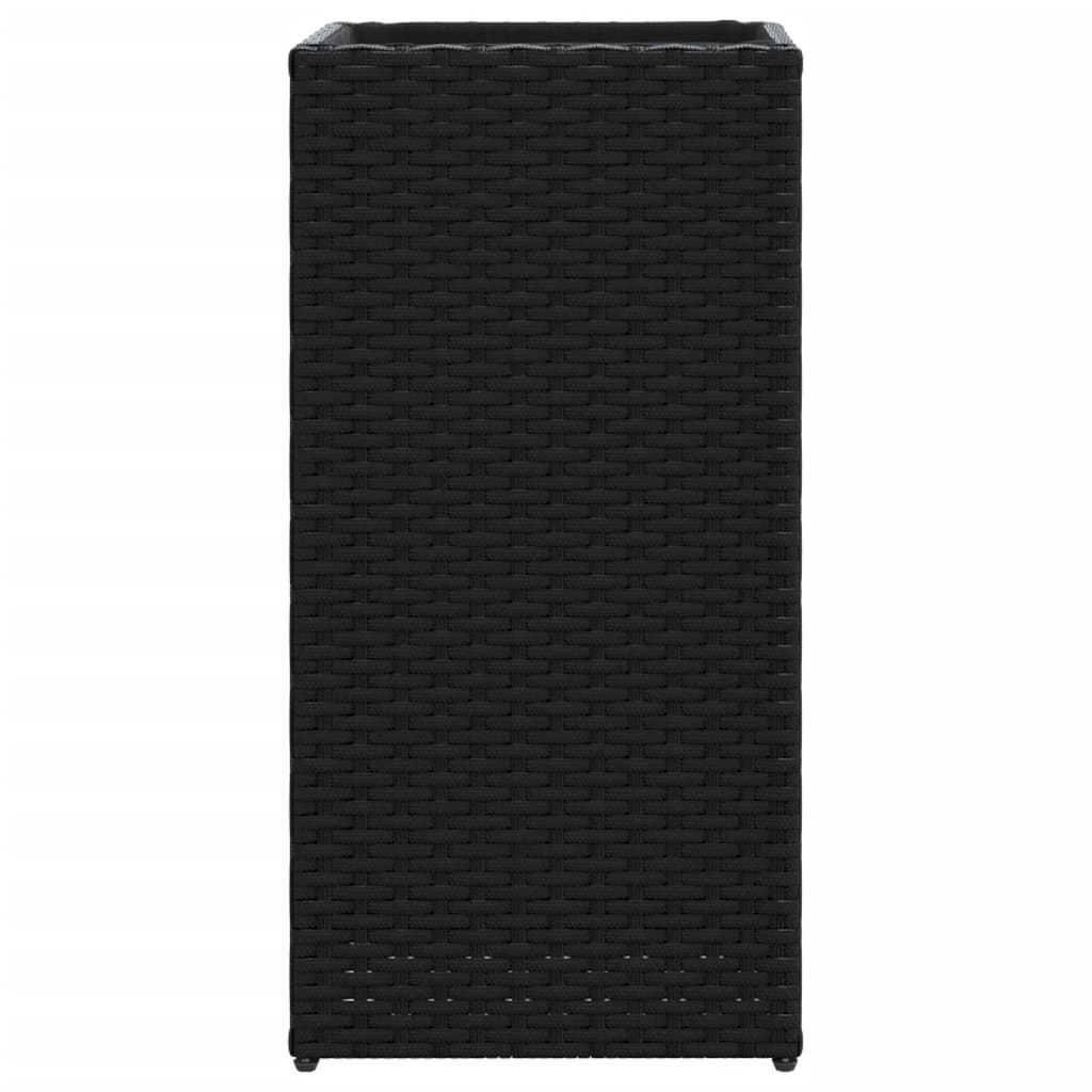 Vrtne sadilice 2 kom crna 30 x 30 x 60 cm od poliratana