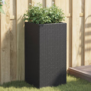 Vrtne sadilice 2 kom crna 40 x 40 x 80 cm od poliratana