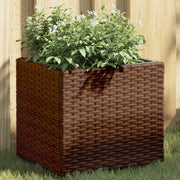 Vrtne sadilice 2 kom smeđa 36 x 30 x 32 cm od poliratana