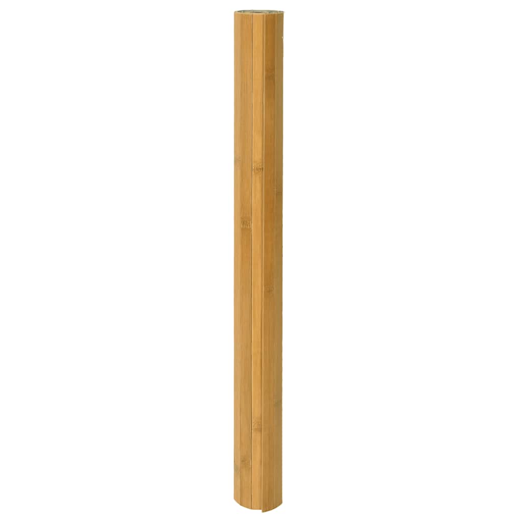 Tepih pravokutni prirodni 60 x 200 cm od bambusa
