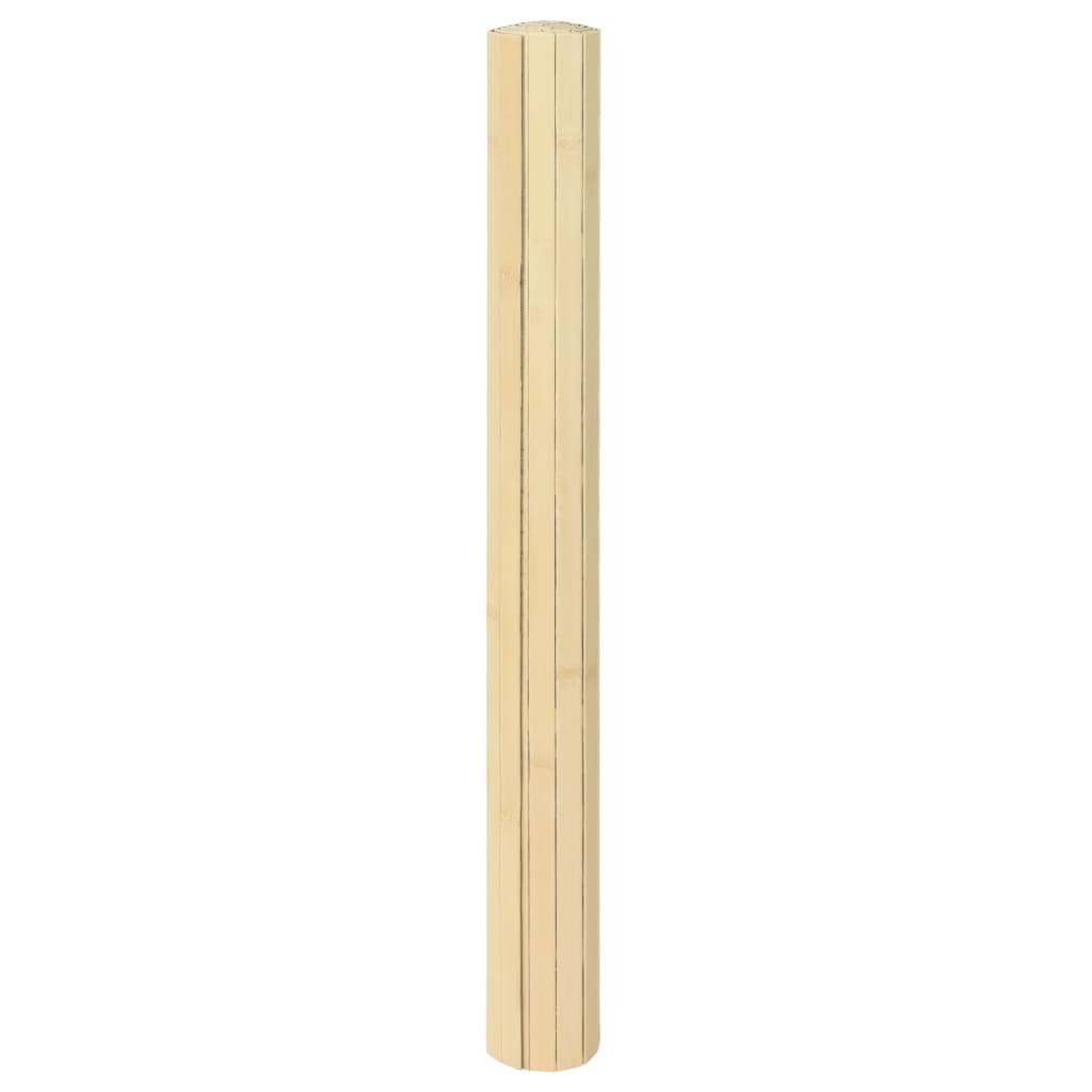 Tepih pravokutni svijetli prirodni 60 x 300 cm od bambusa