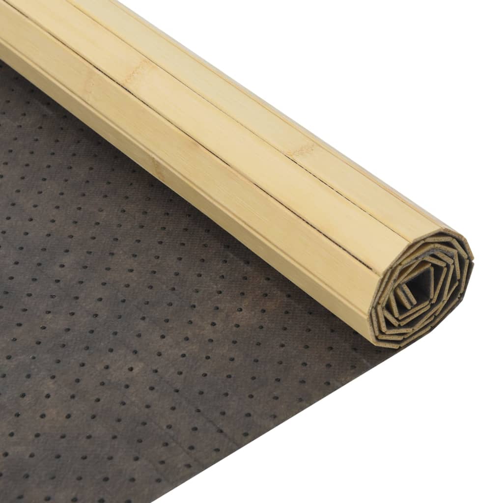 Tepih pravokutni svijetli prirodni 60 x 400 cm od bambusa