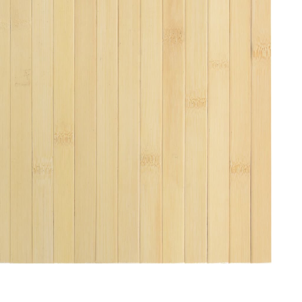 Tepih pravokutni svijetli prirodni 60 x 400 cm od bambusa