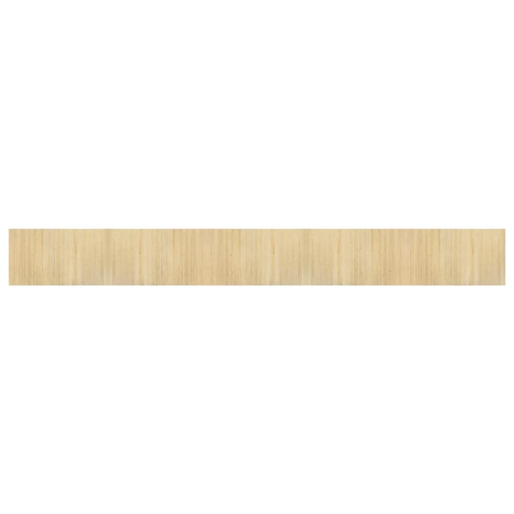 Tepih pravokutni svijetli prirodni 60 x 500 cm od bambusa