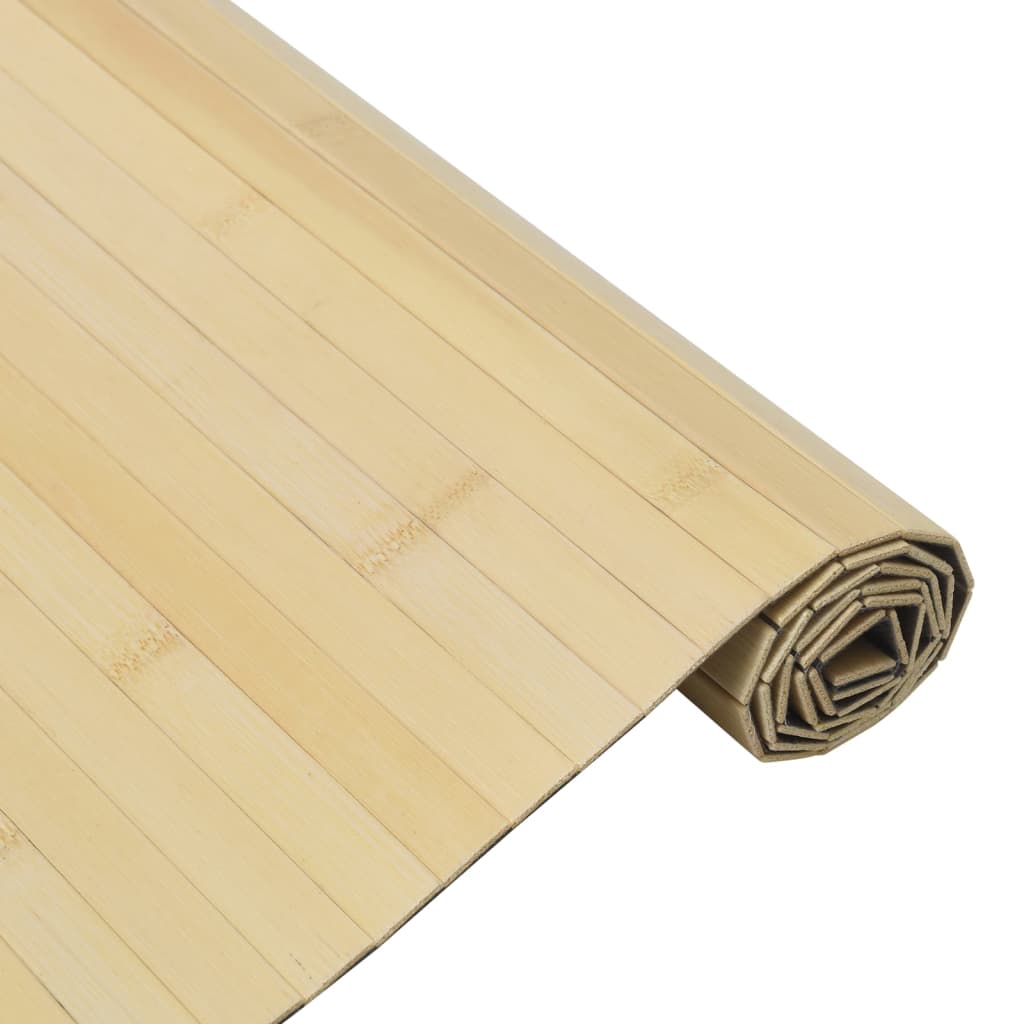Tepih pravokutni svijetli prirodni 60 x 500 cm od bambusa
