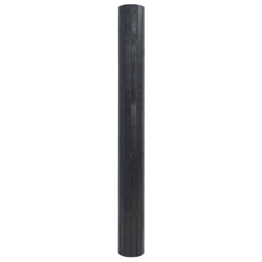 Tepih pravokutni sivi 60 x 500 cm od bambusa