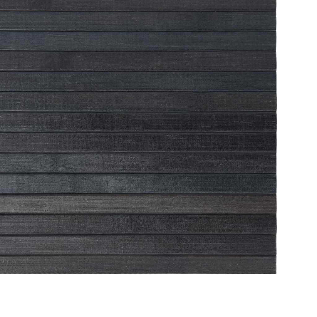 Tepih pravokutni sivi 60 x 500 cm od bambusa