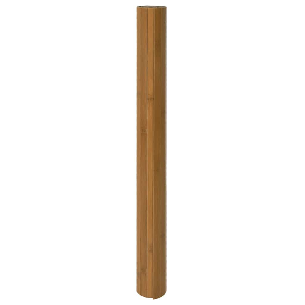 Tepih pravokutni smeđi 70 x 200 cm od bambusa