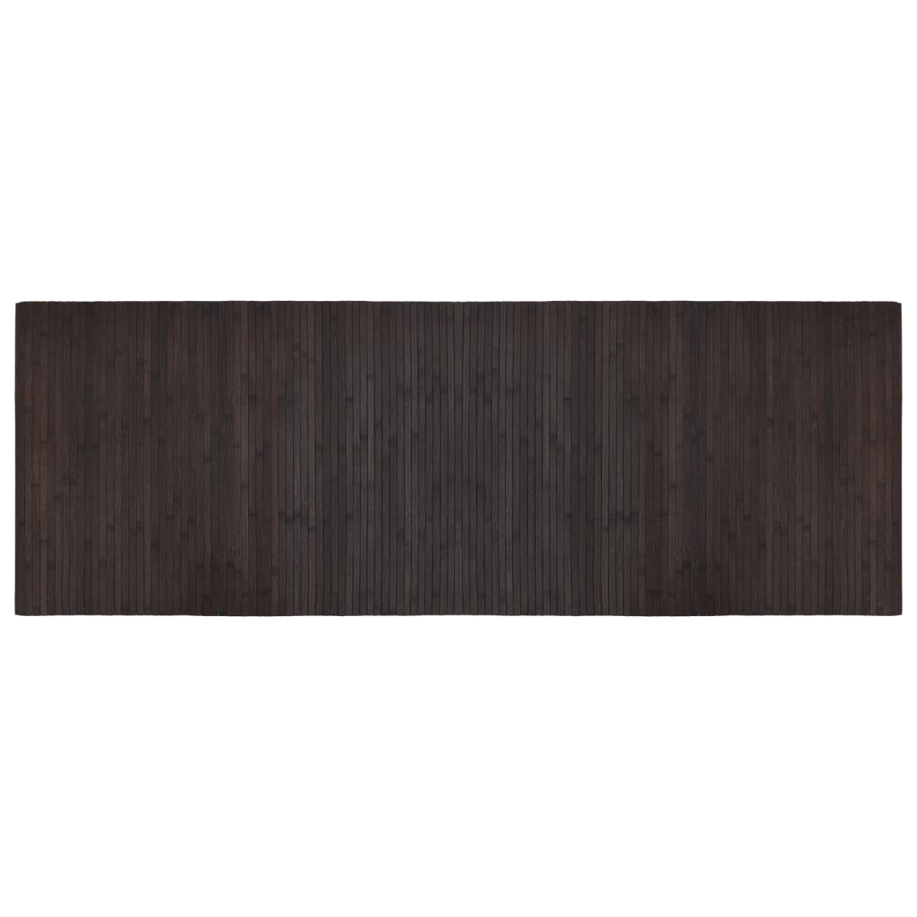 Tepih Pravokutni Tamnosmeđi 70x200 cm Bambus