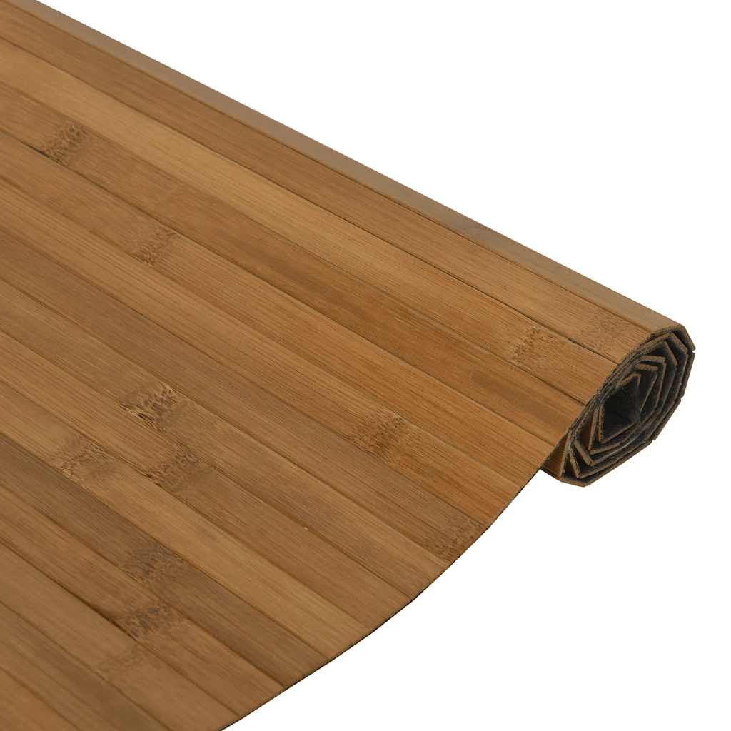 Tepih pravokutni smeđi 70 x 300 cm od bambusa