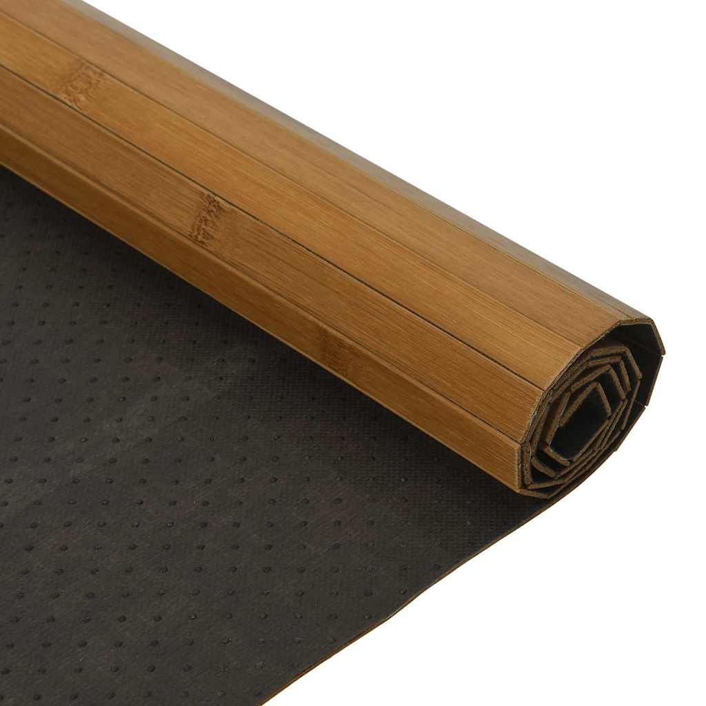 Tepih pravokutni smeđi 70 x 300 cm od bambusa