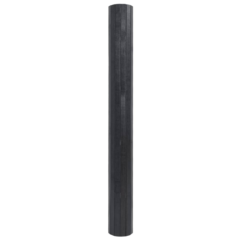 Tepih pravokutni sivi 70 x400 cm od bambusa