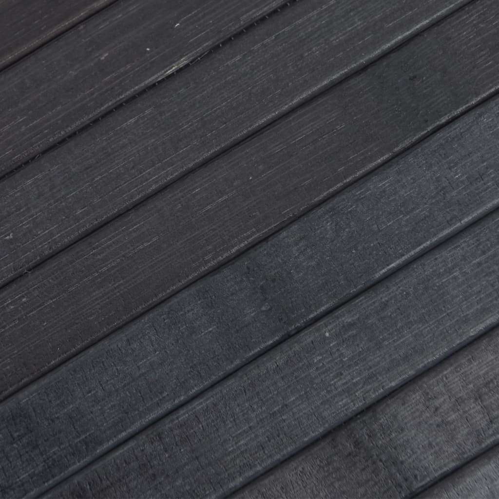 Tepih pravokutni sivi 70 x400 cm od bambusa
