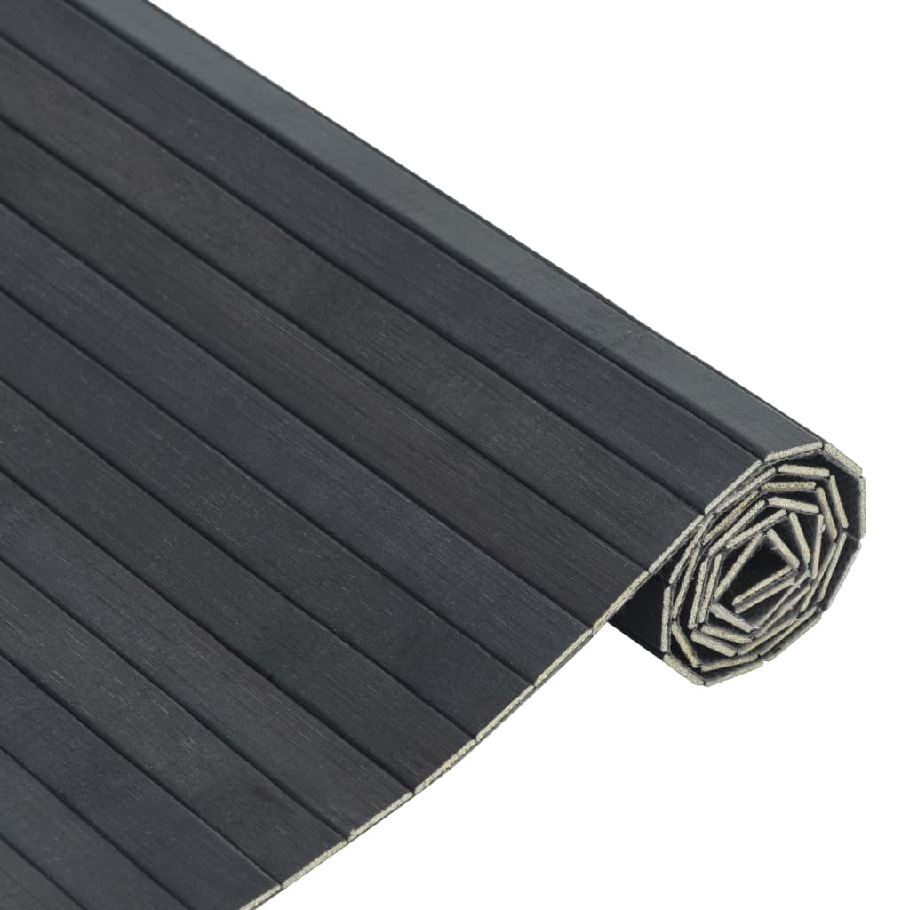 Tepih pravokutni sivi 70 x 500 cm od bambusa