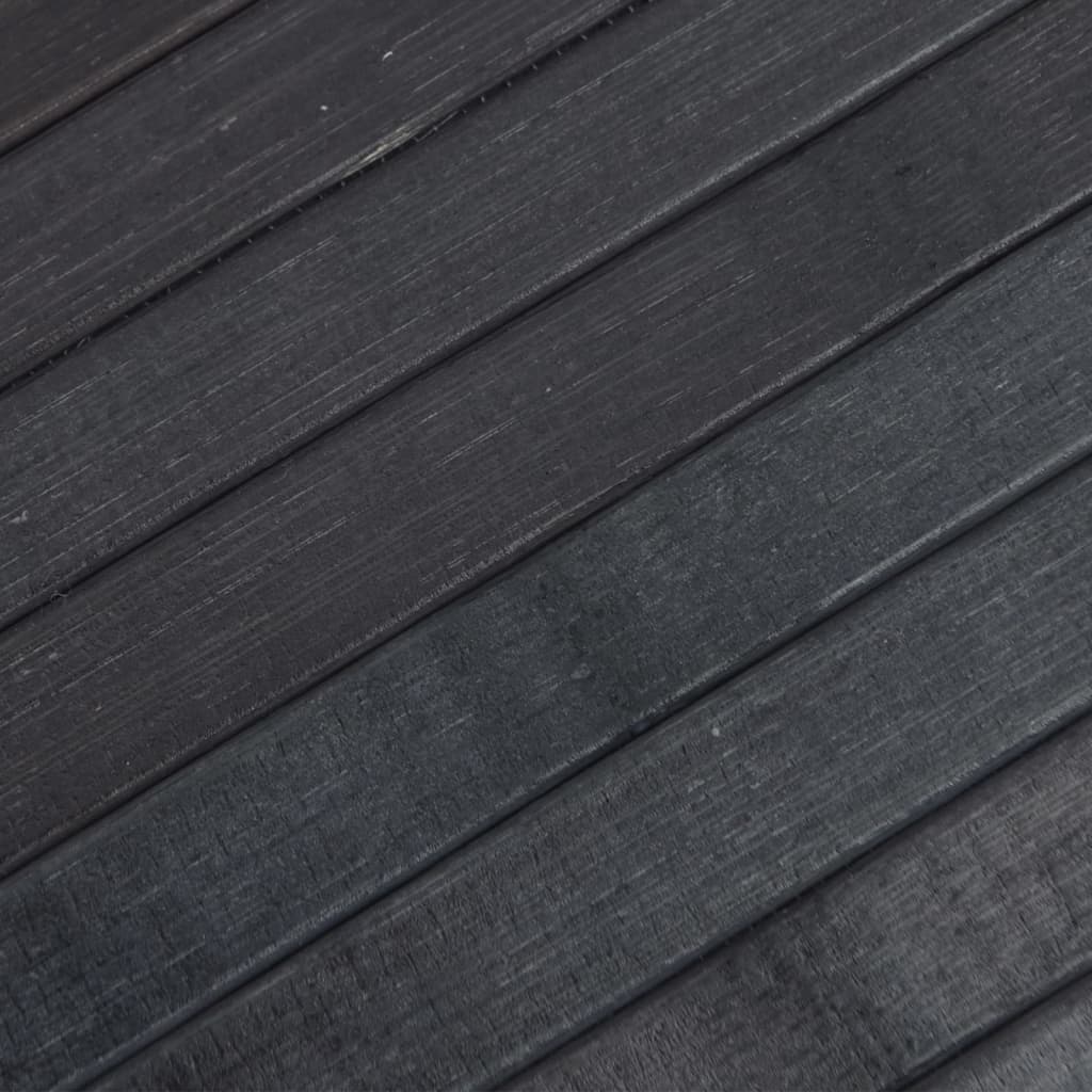 Tepih pravokutni sivi 70 x 500 cm od bambusa