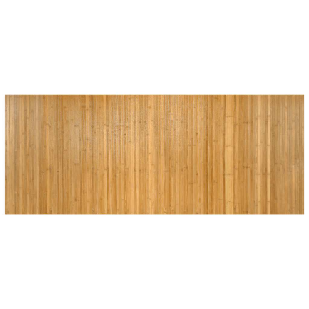 Tepih pravokutni prirodni 80 x 200 cm od bambusa