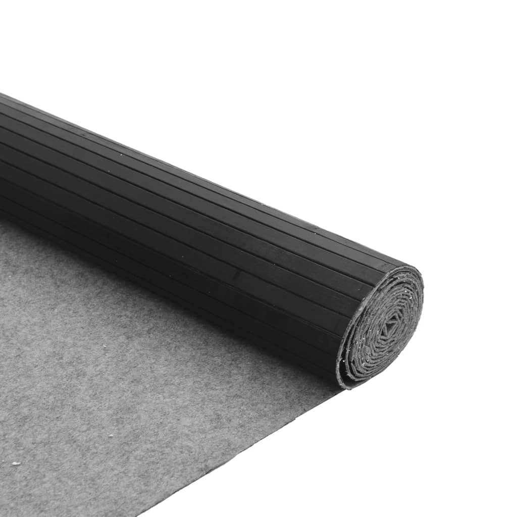 Tepih pravokutni sivi 80 x 300 cm od bambusa