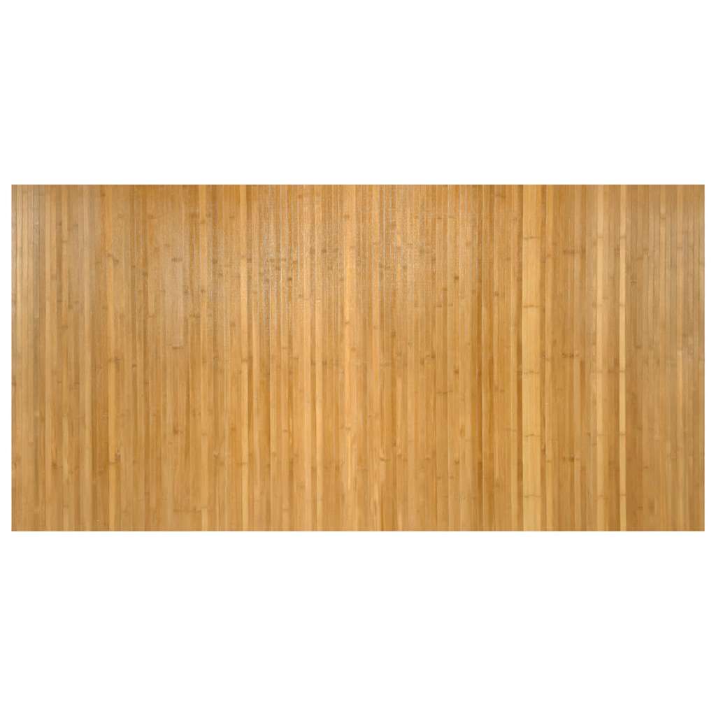Tepih pravokutni prirodni 100 x 200 cm od bambusa