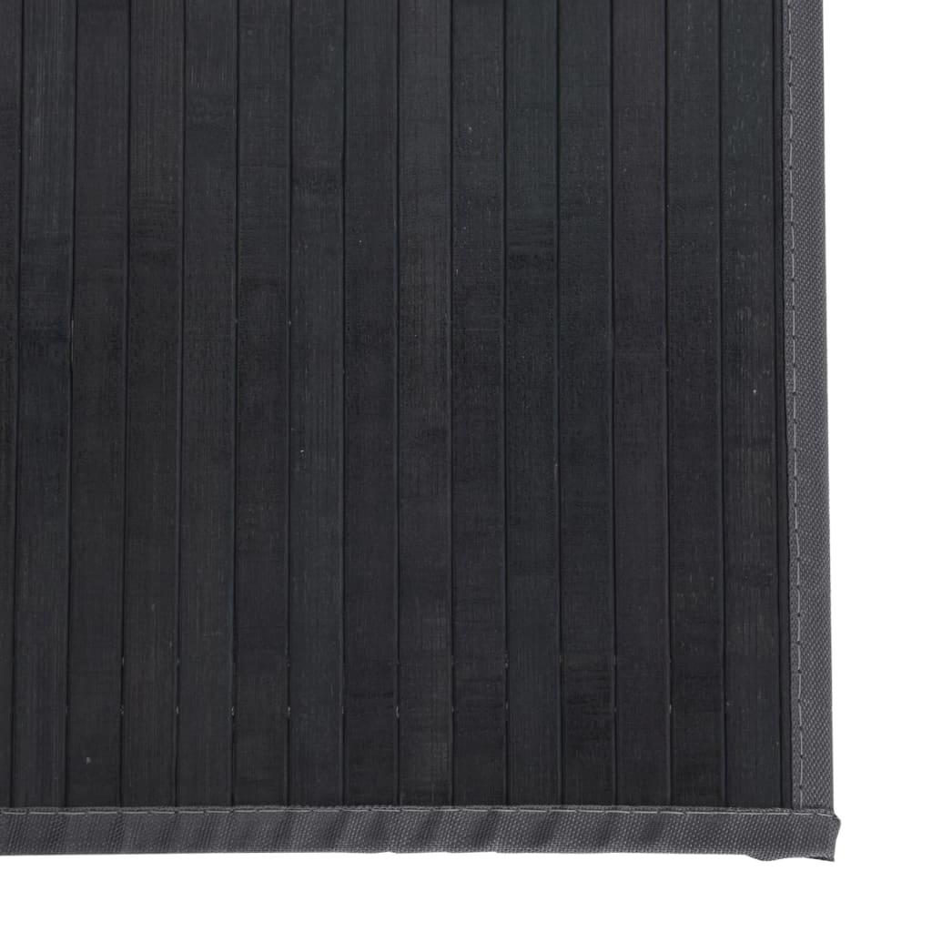 Tepih pravokutni sivi 60 x 200 cm od bambusa