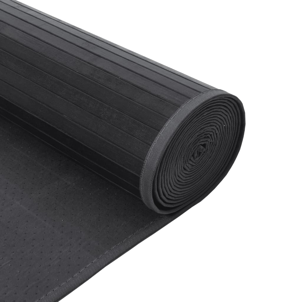 Tepih pravokutni sivi 60 x 1000 cm od bambusa
