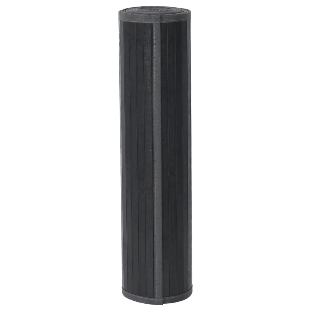 Tepih pravokutni sivi 70 x 200 cm od bambusa