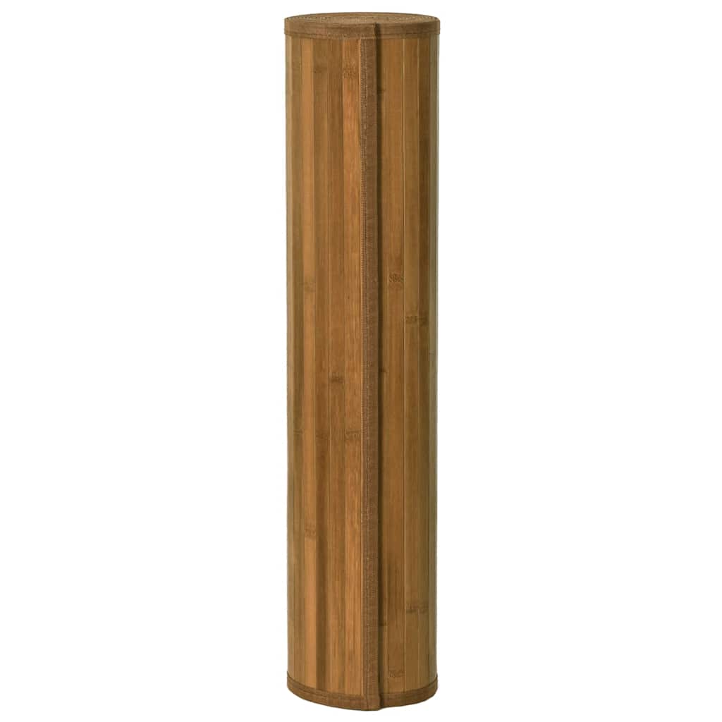 Tepih pravokutni smeđi 70 x 300 cm od bambusa