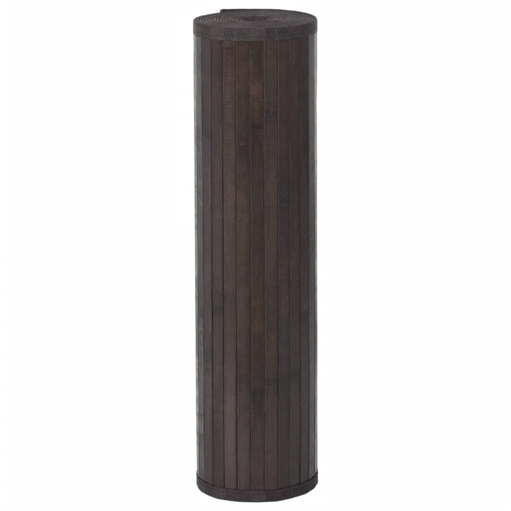 Tepih pravokutni tamnosmeđi 70 x 300 cm od bambusa