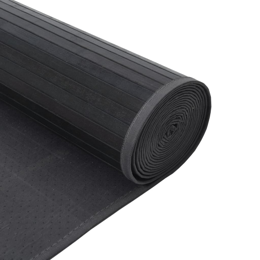 Tepih pravokutni sivi 70 x400 cm od bambusa