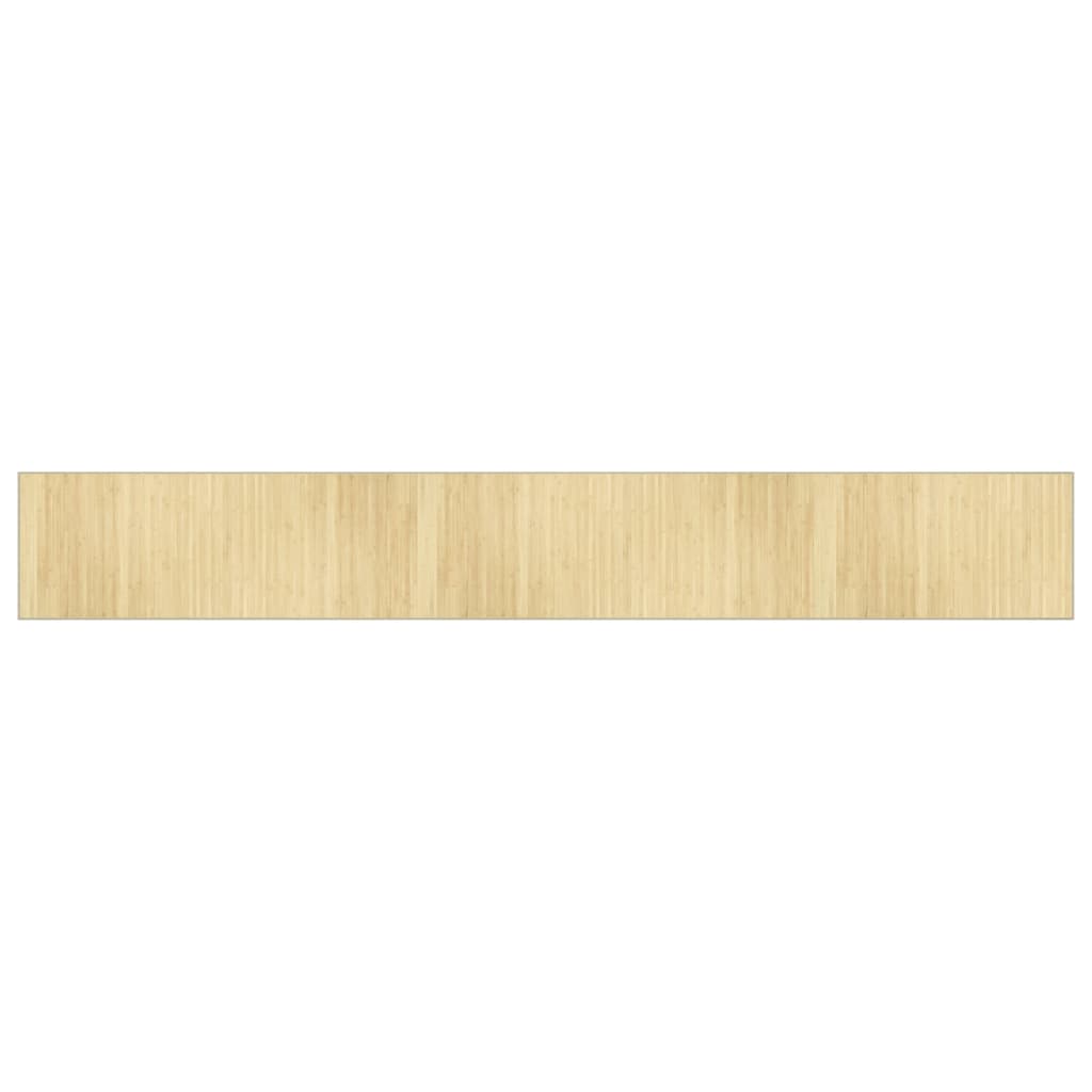 Tepih pravokutni svijetli prirodni 70 x 500 cm od bambusa