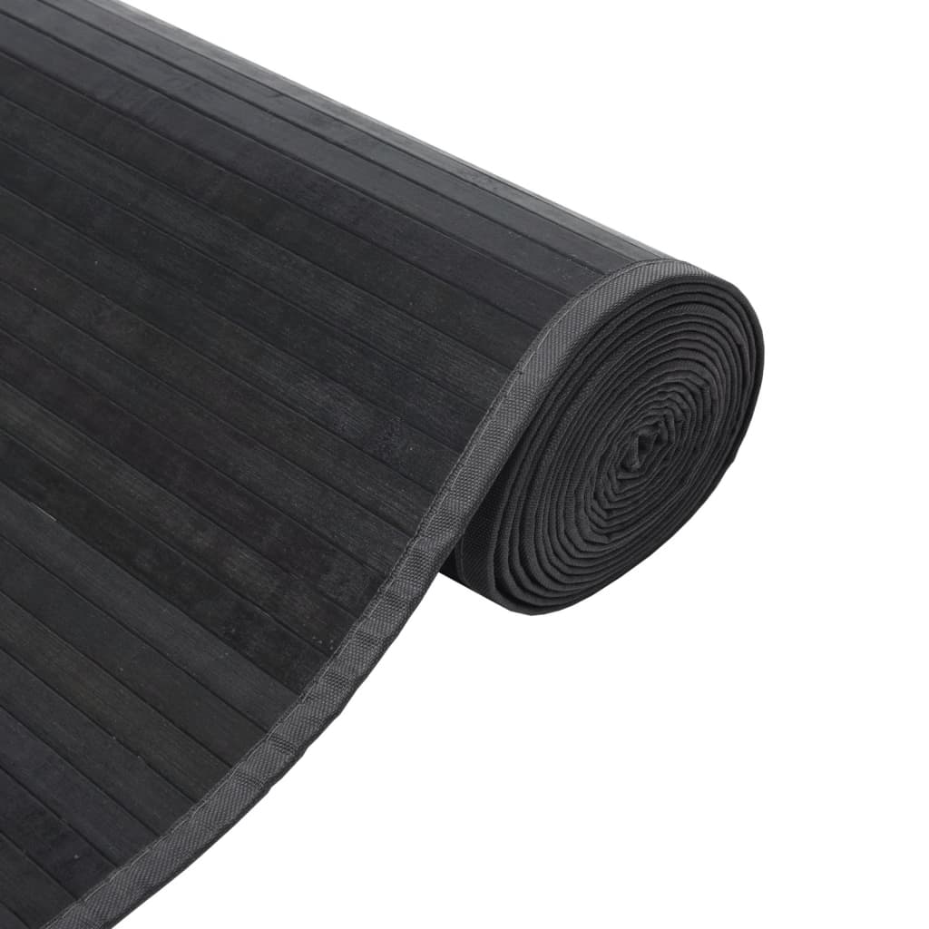 Tepih pravokutni sivi 70 x 500 cm od bambusa