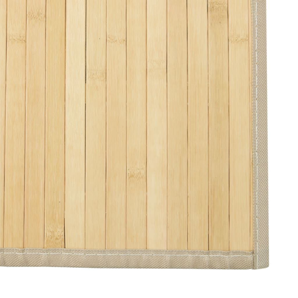 Tepih pravokutni svijetli prirodni 70 x 1000 cm od bambusa